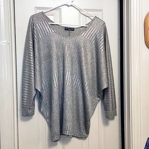 Kim & Cami Silver Top